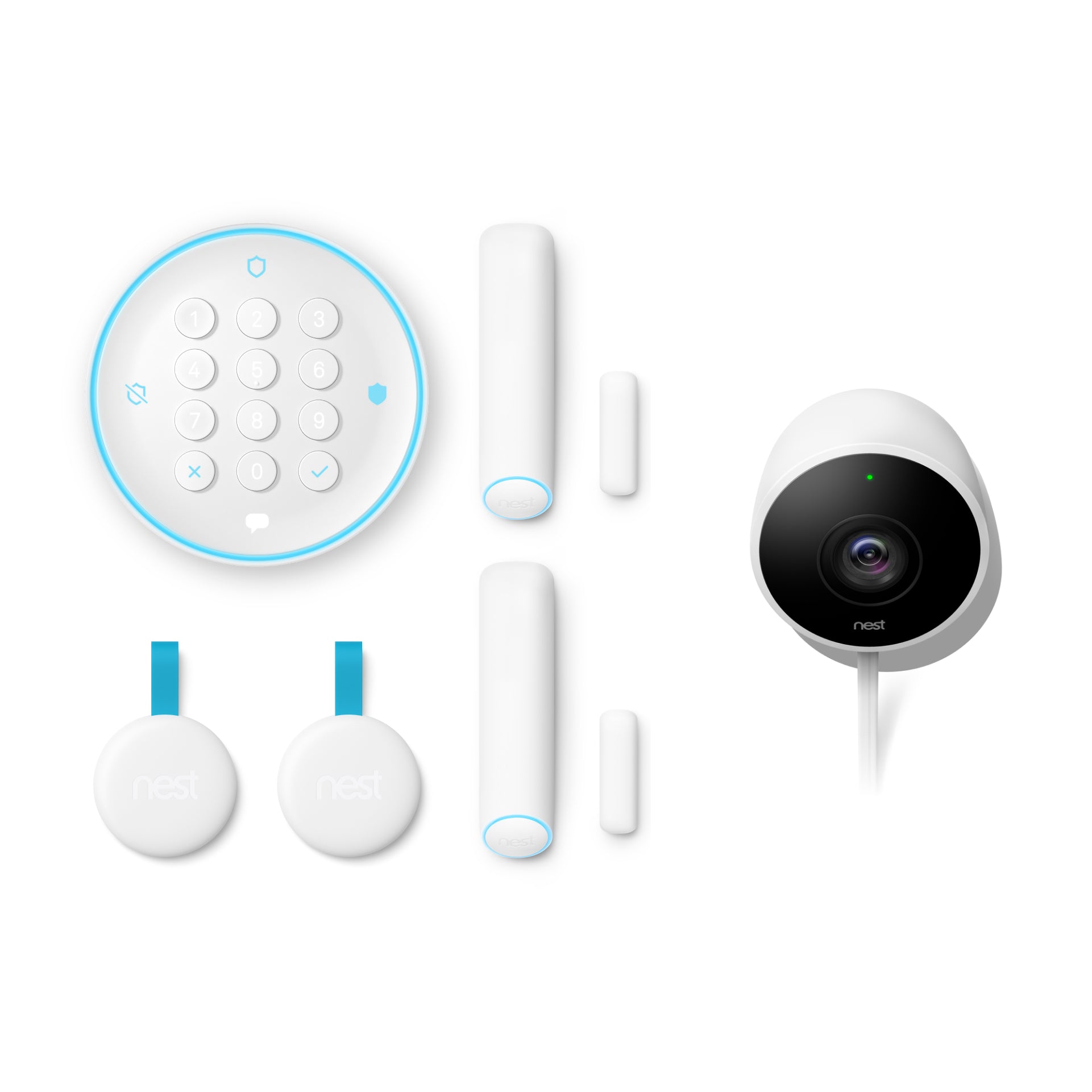 Nest Secure Alarm System Bundle With Outdoor Camera